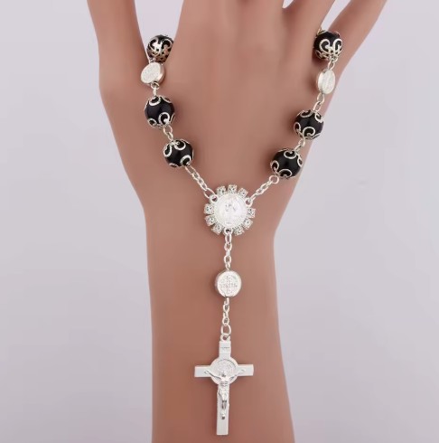 One Decade Car Rosary - Black